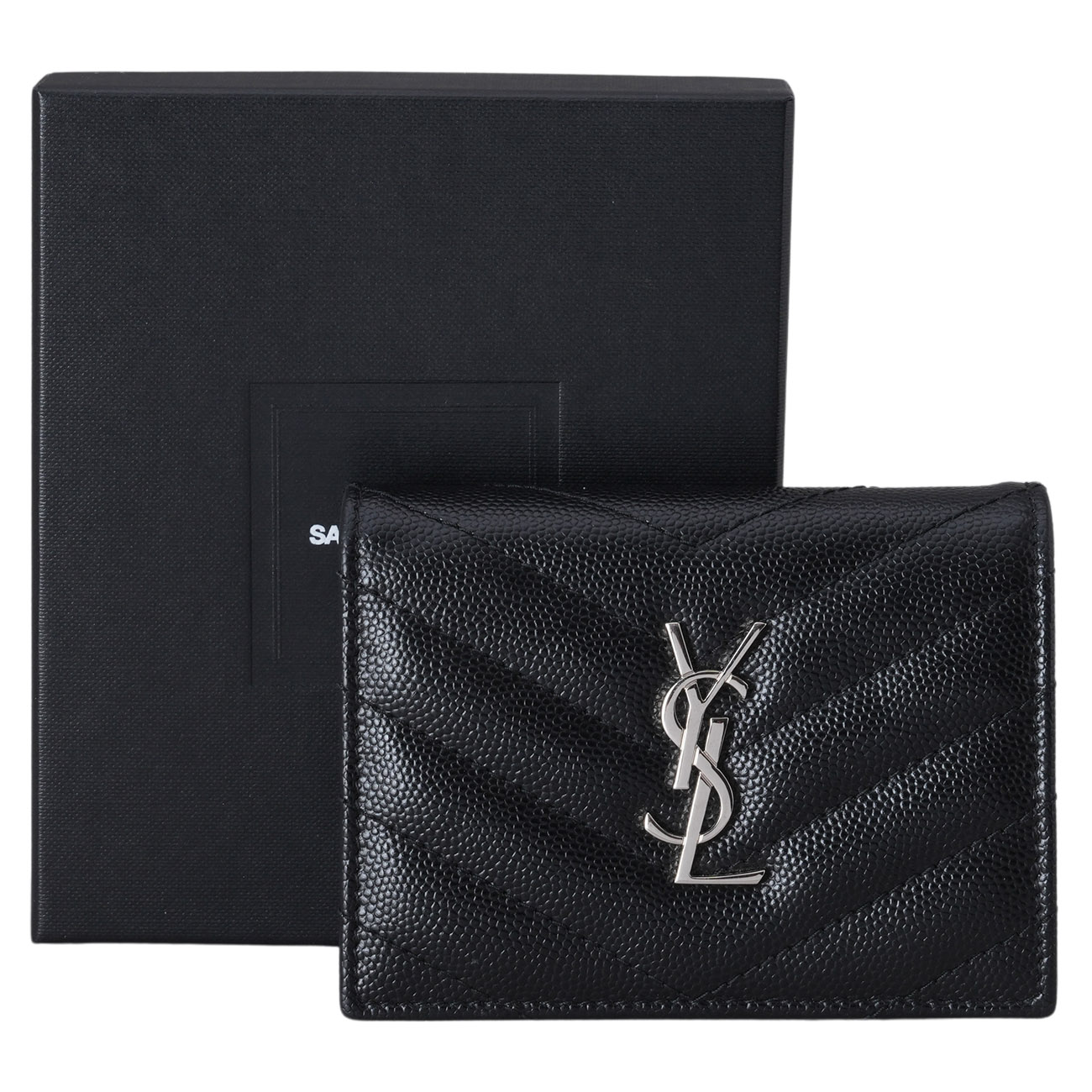 YVES SAINT LAURENT(USED)생로랑 530841 모노그램 반지갑